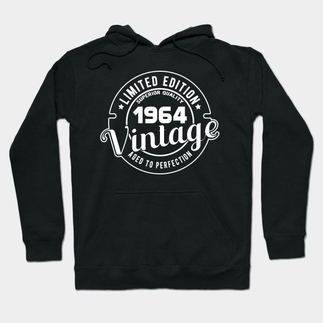 1964 VINTAGE - 57Th BIRTHDAY GIFT Hoodie by KC Happy Shop